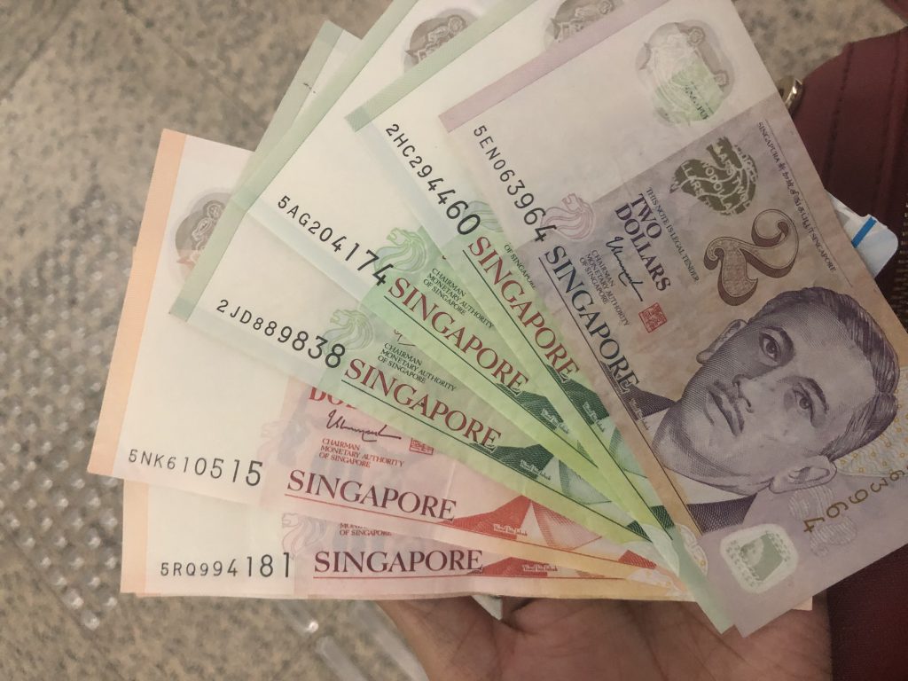 travel money for singapore